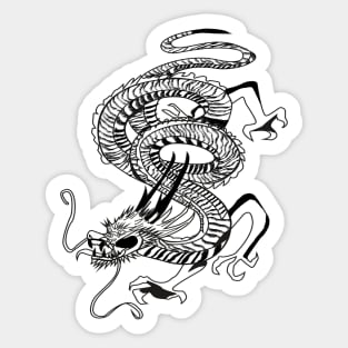 Chinese Dragon Tattoos Sticker